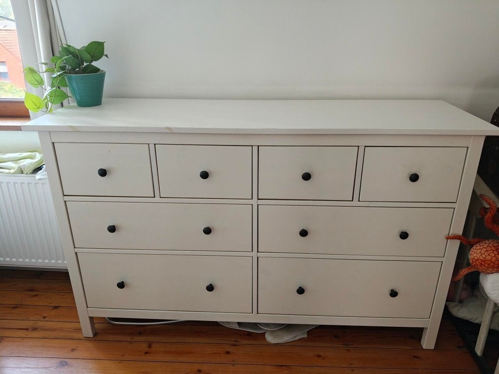 Ikea Hemnes ladenkast / commode - wit, Maison & Meubles, Armoires | Commodes, 5 tiroirs ou plus, Scandinavische, landelijke stijl