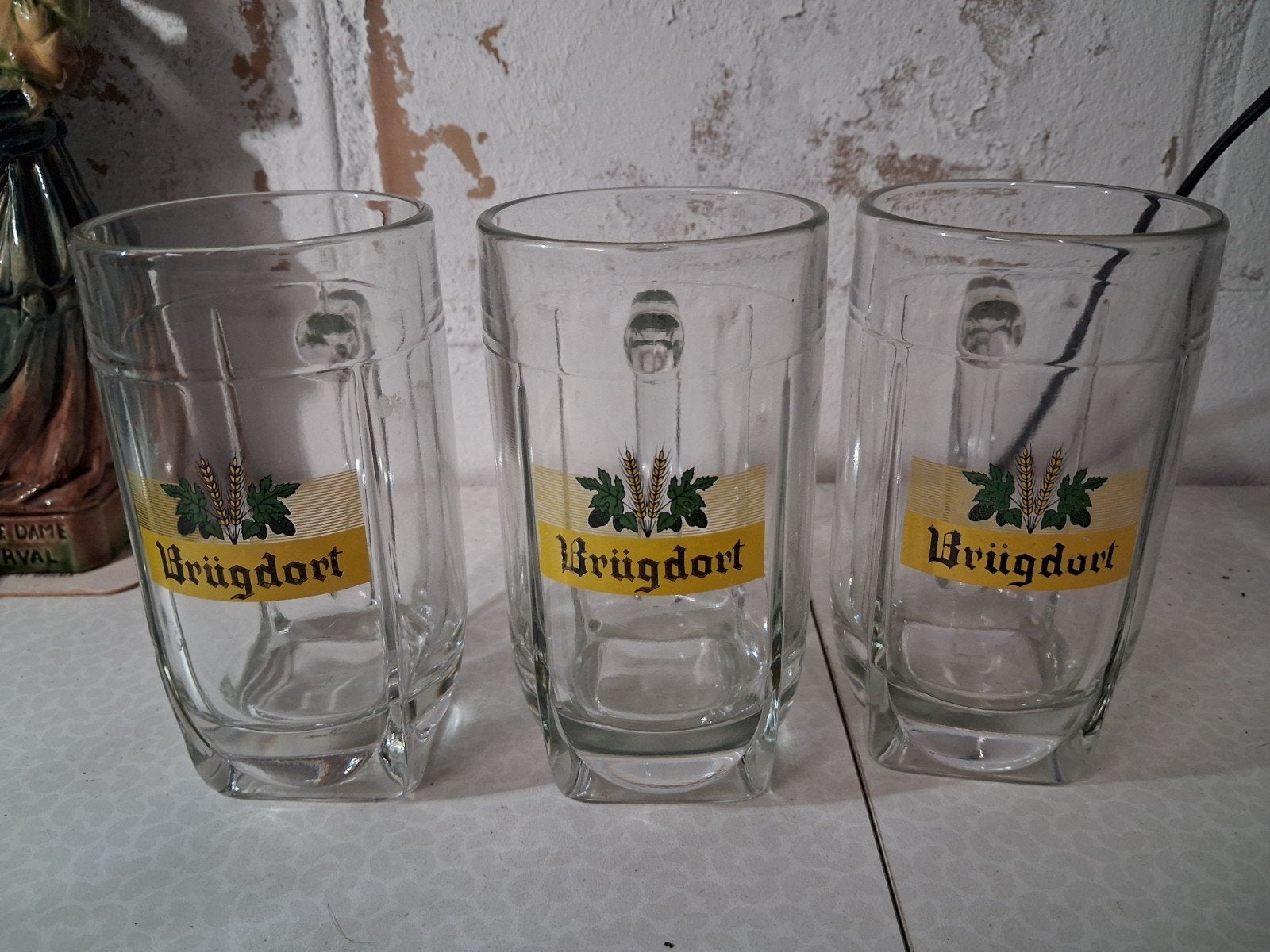 bierpul/pot Brügdorf brouwerij Zeeberg Aalst, Verzamelen, Ophalen of Verzenden, Bierglas