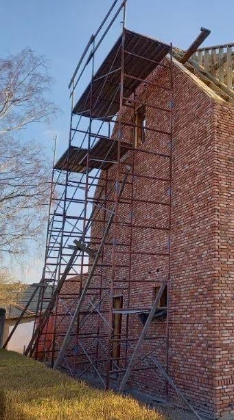 KADERSTELLING UNICONSTRUCT met nieuwe steigerplanken, Doe-het-zelf en Bouw, Steigers, Ophalen