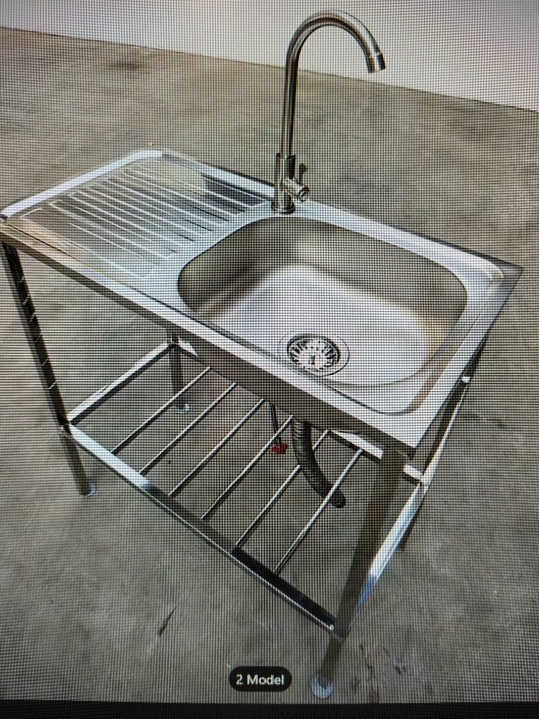 spoeltafel camping, Caravans en Kamperen, Kampeeraccessoires, Zo goed als nieuw, Ophalen