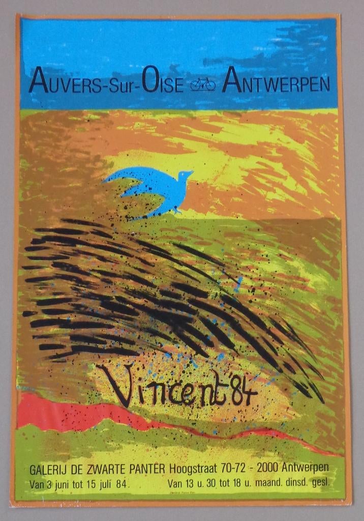 ANDRE GOEZU / AFFICHE / KLEURZEEFDRUK / 90x60cm / PANTER, Enlèvement ou Envoi