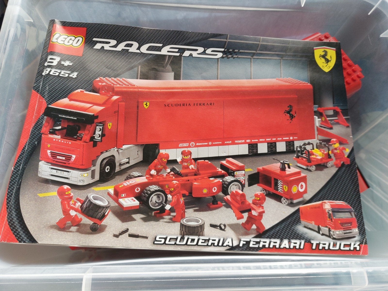 Lego Racers Scuderia Ferrari Truck, Kinderen en Baby's, Lego, Ophalen of Verzenden, Zo goed als nieuw, Racers