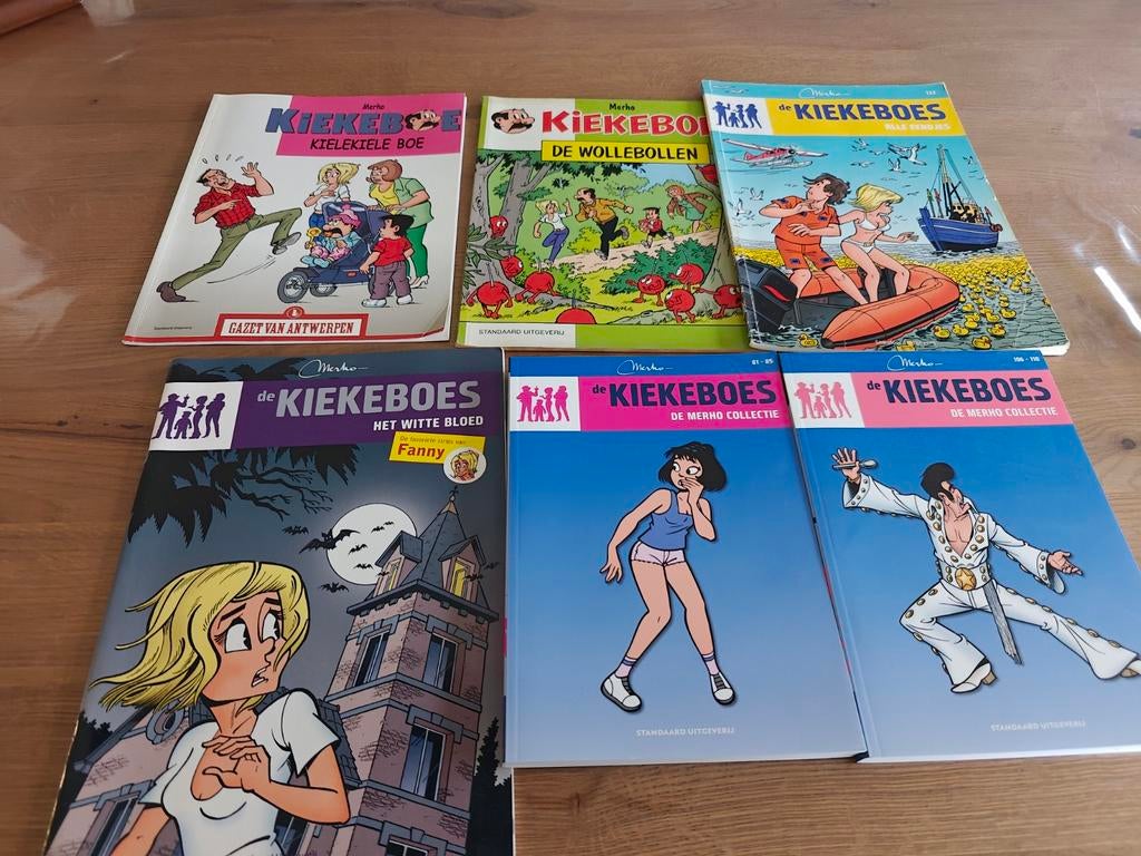 Kiekeboe strips, Ophalen