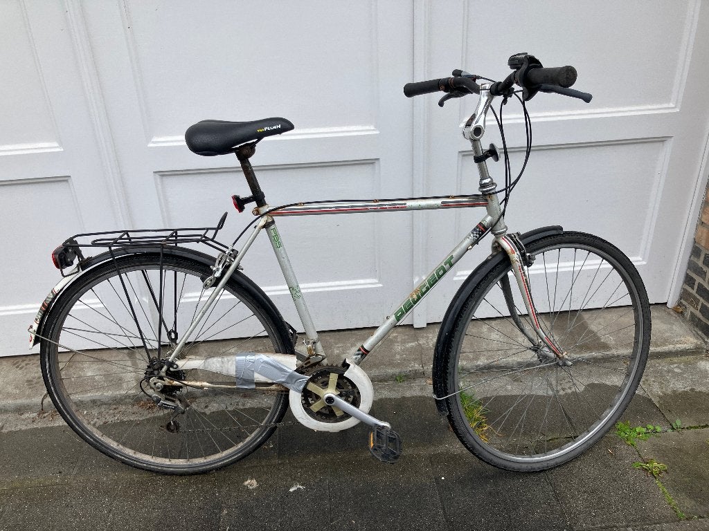 Studentenfiets Peugeot, Gebruikt, Velgrem, Versnellingen, Ophalen