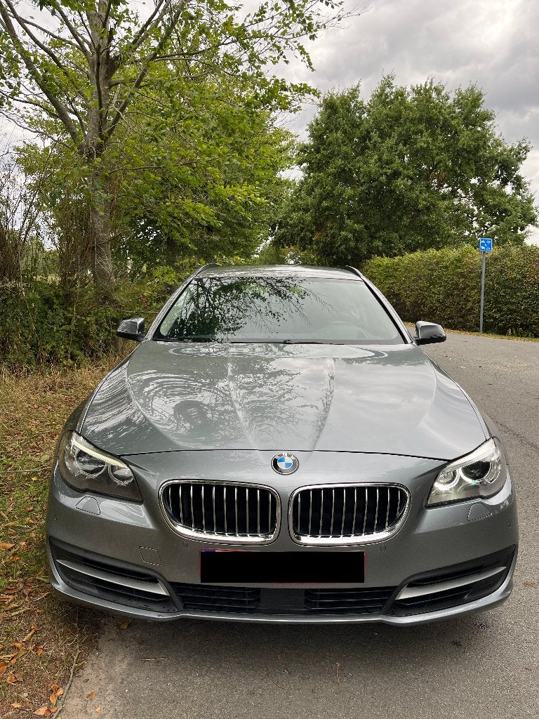 BMW 525d met carpass en tal van opties, Autos, Cuir, Argent ou Gris, Euro 6, Noir