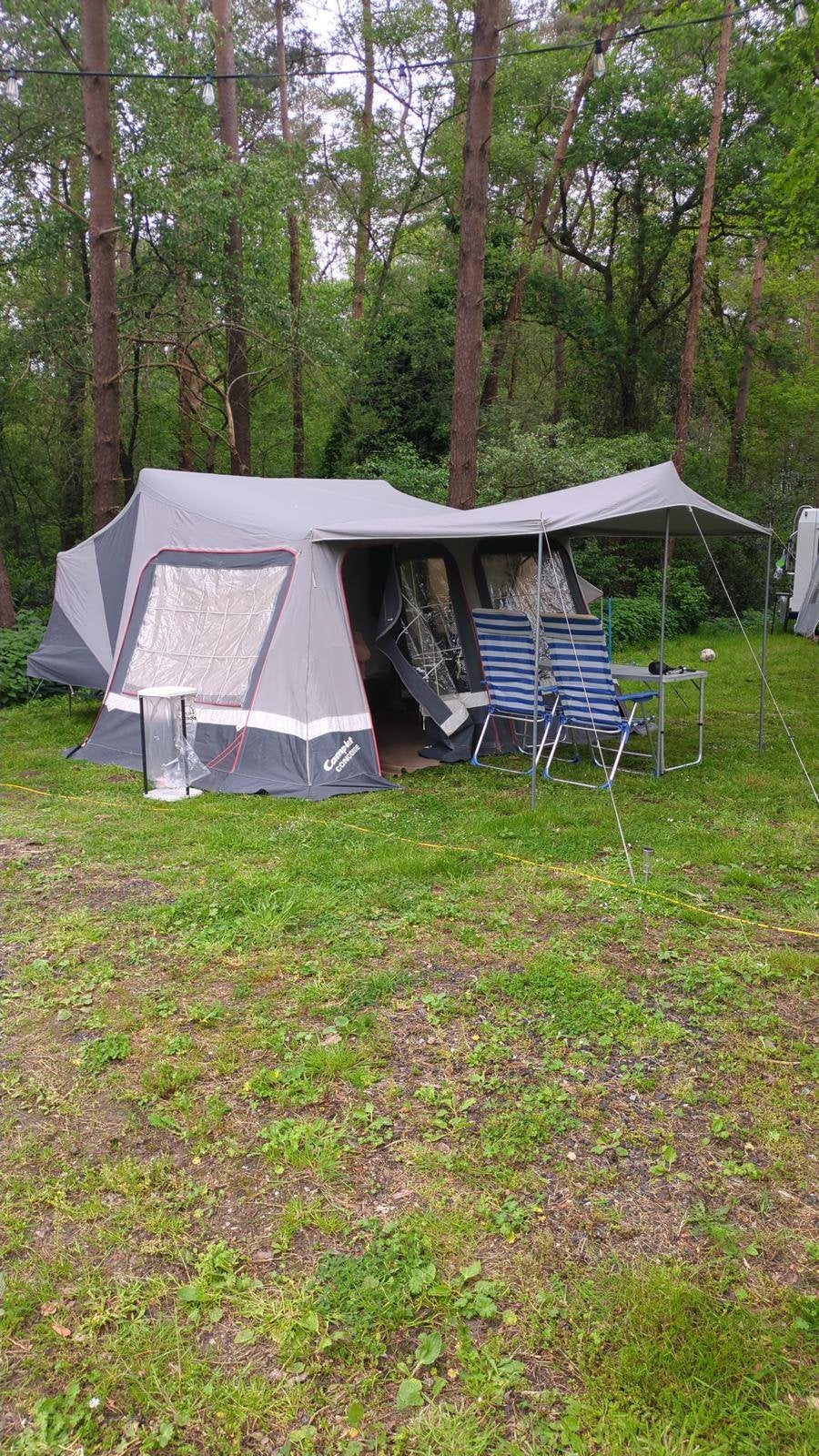 Camplet concorde vouwwagen 4 personen kampeerklaar, Ophalen, Gebruikt, Tot en met 4