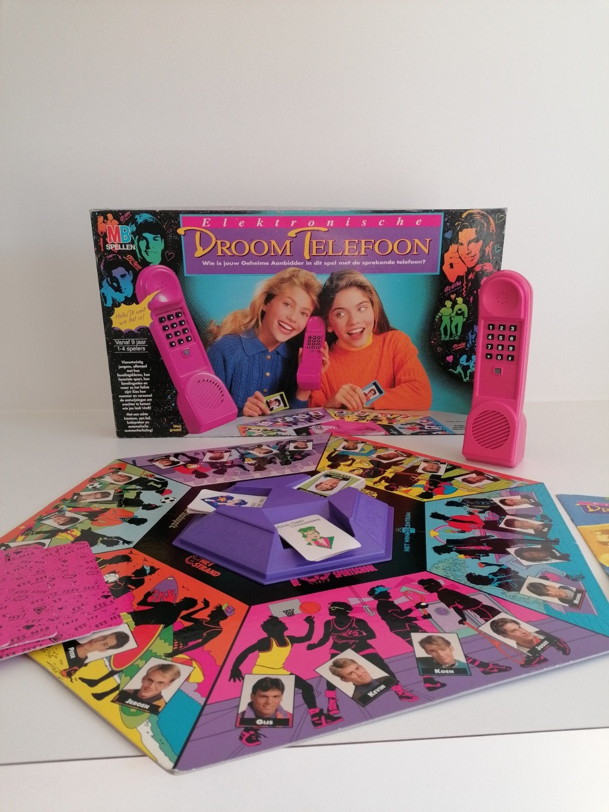 MB spel droomtelefoon, Drie of vier spelers, Ophalen, Gebruikt, MB spellen