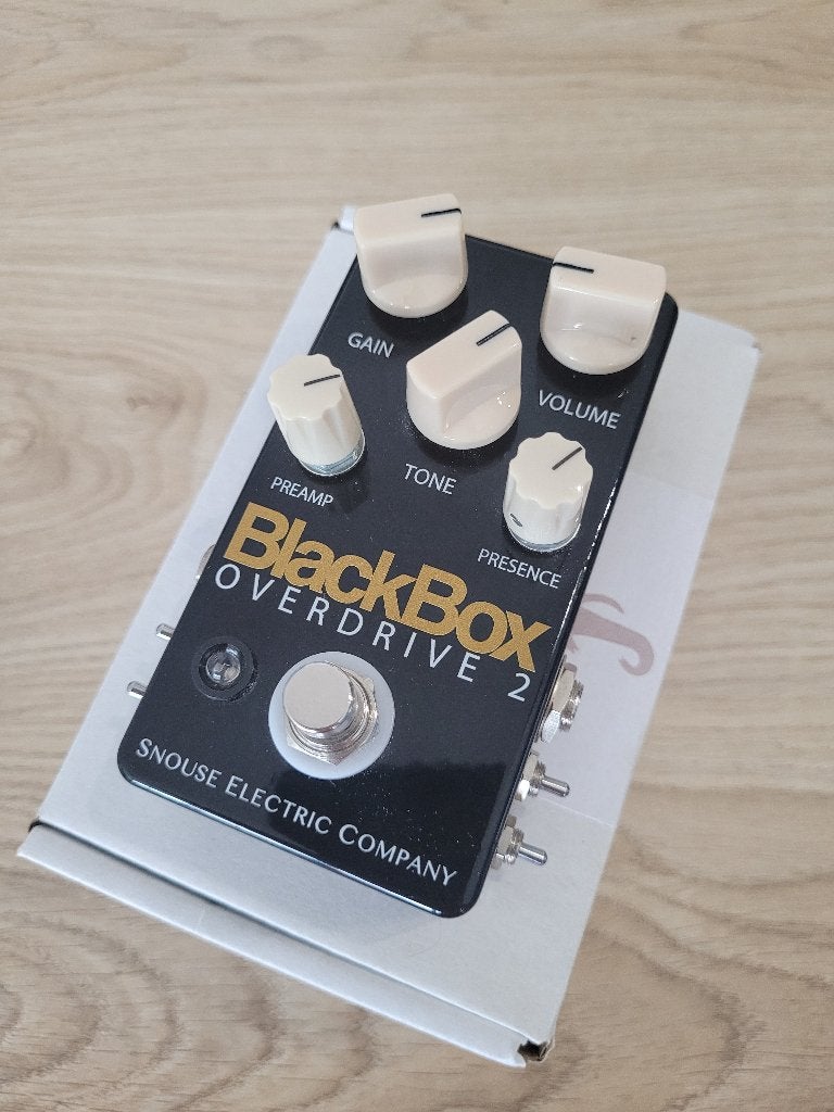 Snose Blackbox Overdrive 2 Stage Pro Mod Bluesbreaker, Musique & Instruments, Effets, Enlèvement ou Envoi, Comme neuf, Distortion, Overdrive ou Fuzz