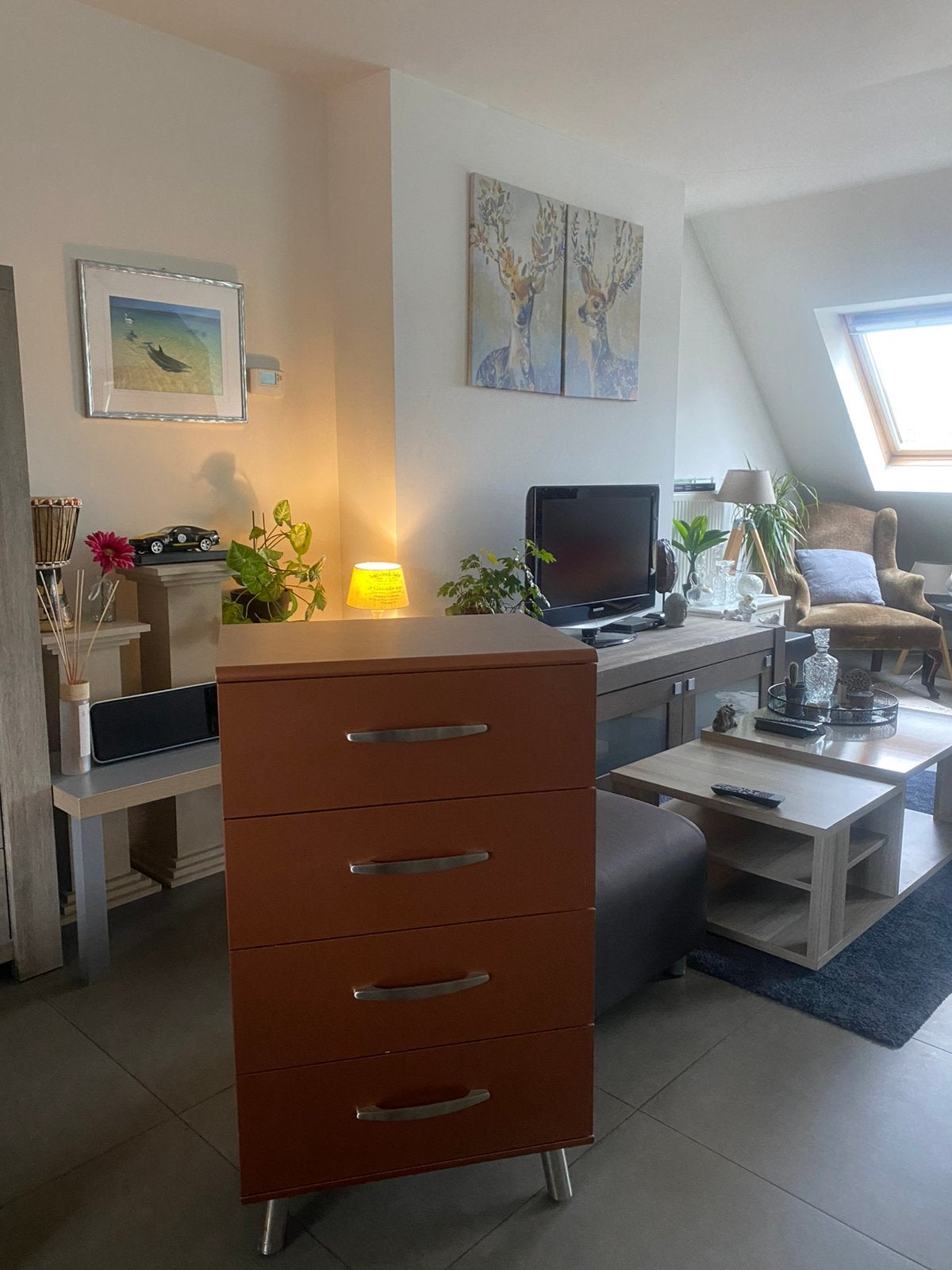 Koperkleurige kast, Ophalen of Verzenden, Zo goed als nieuw