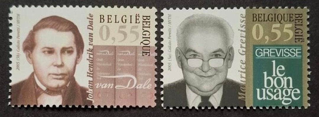 Belgique : COB 3353/54 ** Notre langue 2005., Sans timbre, Neuf, Enlèvement ou Envoi, Non oblitéré