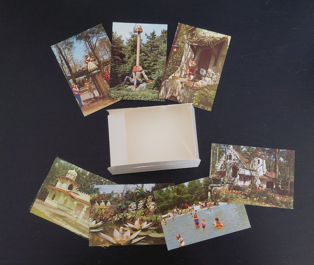 Vintage ansichtkaarten Efteling., Ophalen of Verzenden, 1960 tot 1980