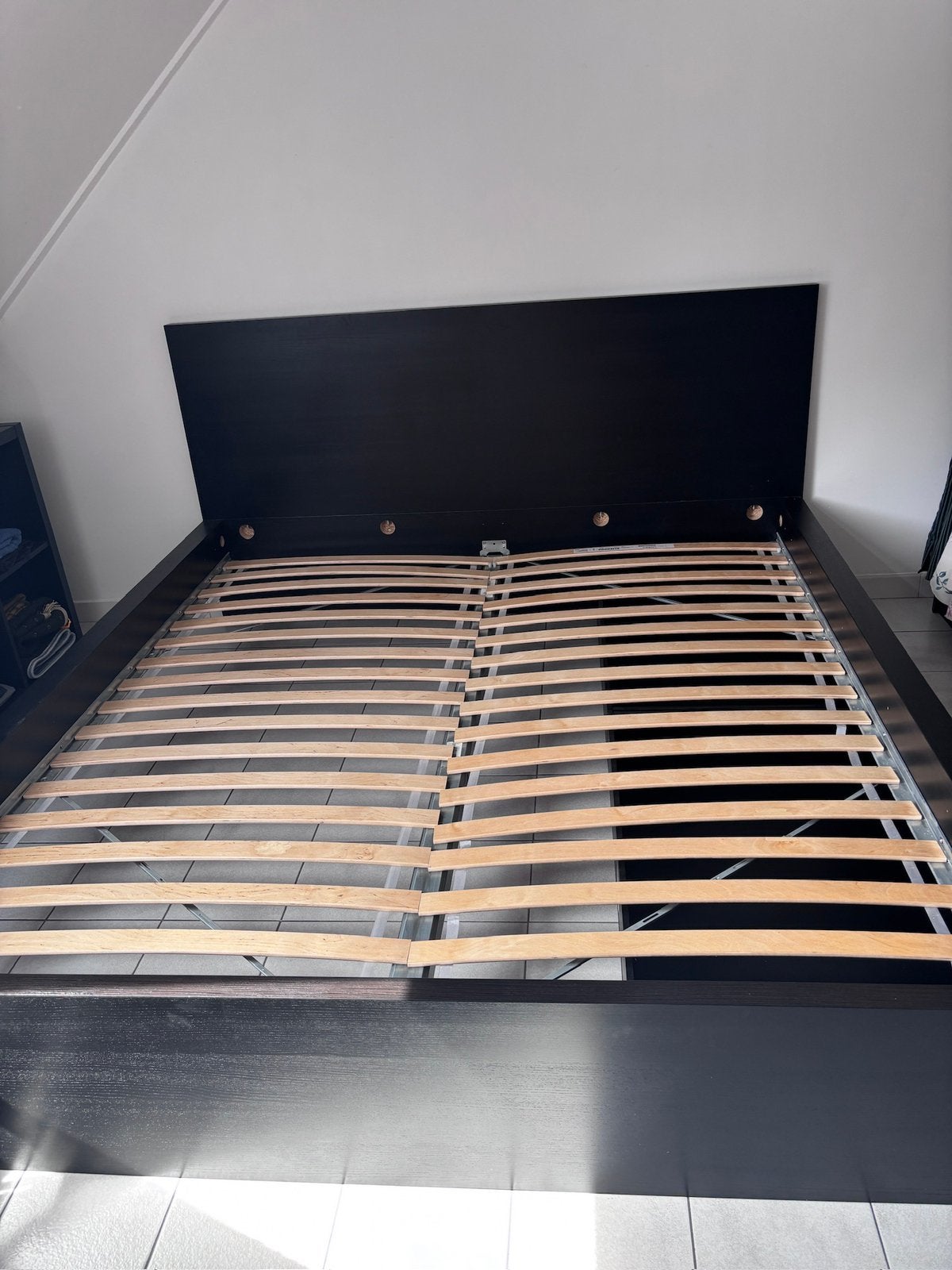 MALM Bedframe, Enlèvement, Utilisé, 180 cm, 200 cm