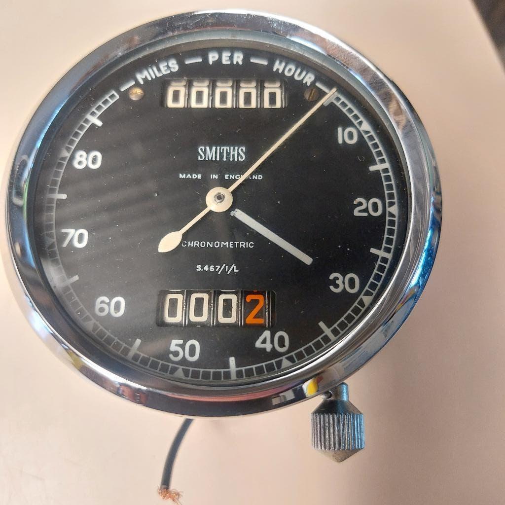 Snelheidsmeter SMITHS, Motoren, Ophalen, Gereviseerd
