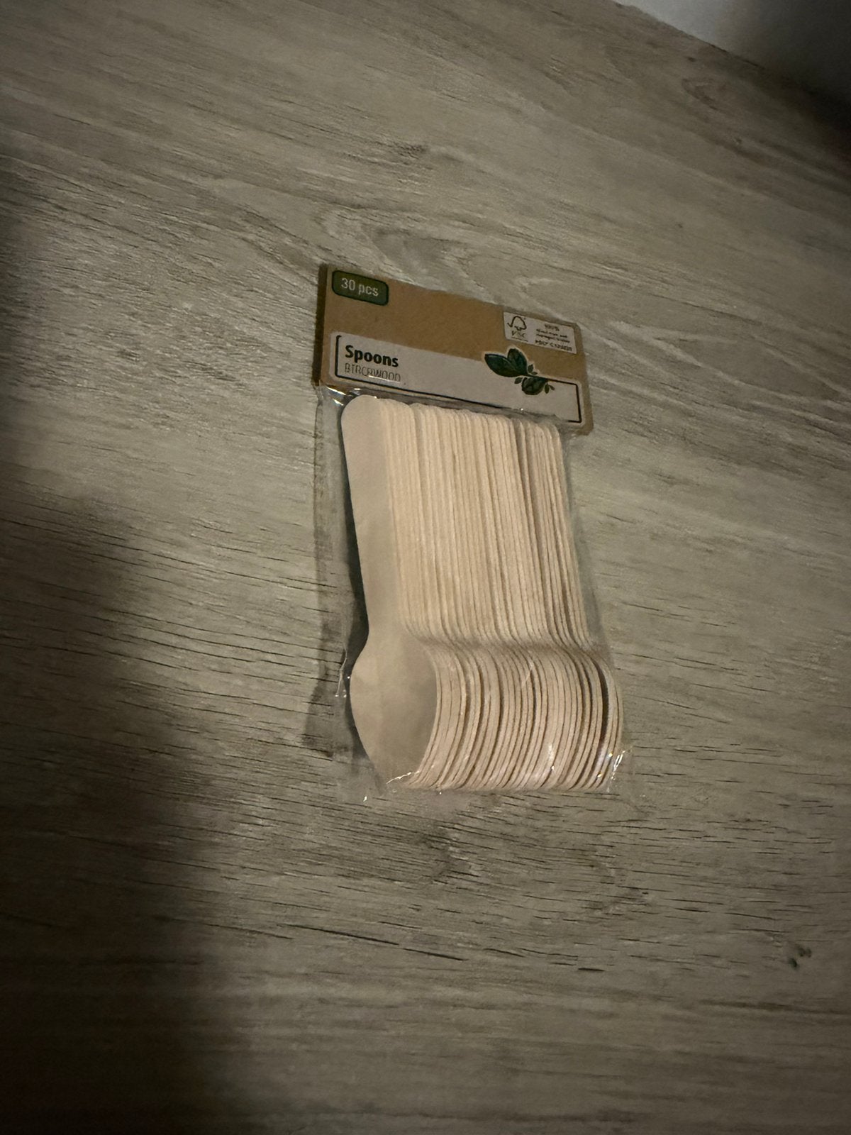30 houten lepeltjes van berkenhout – nieuw, Ophalen, Nieuw