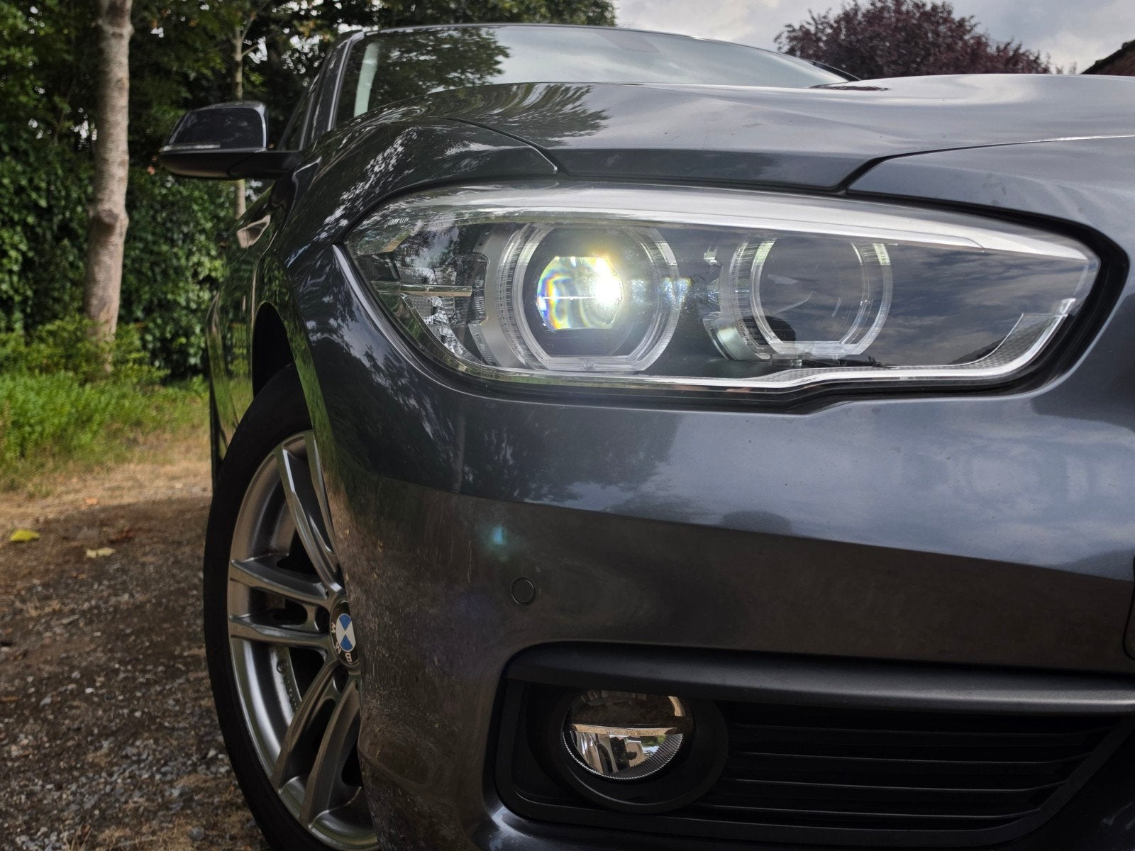 BMW 116i F20 | 1.5 benzine | 87d km's, Auto's, Stof, Bedrijf, 5 deurs, Zilver of Grijs