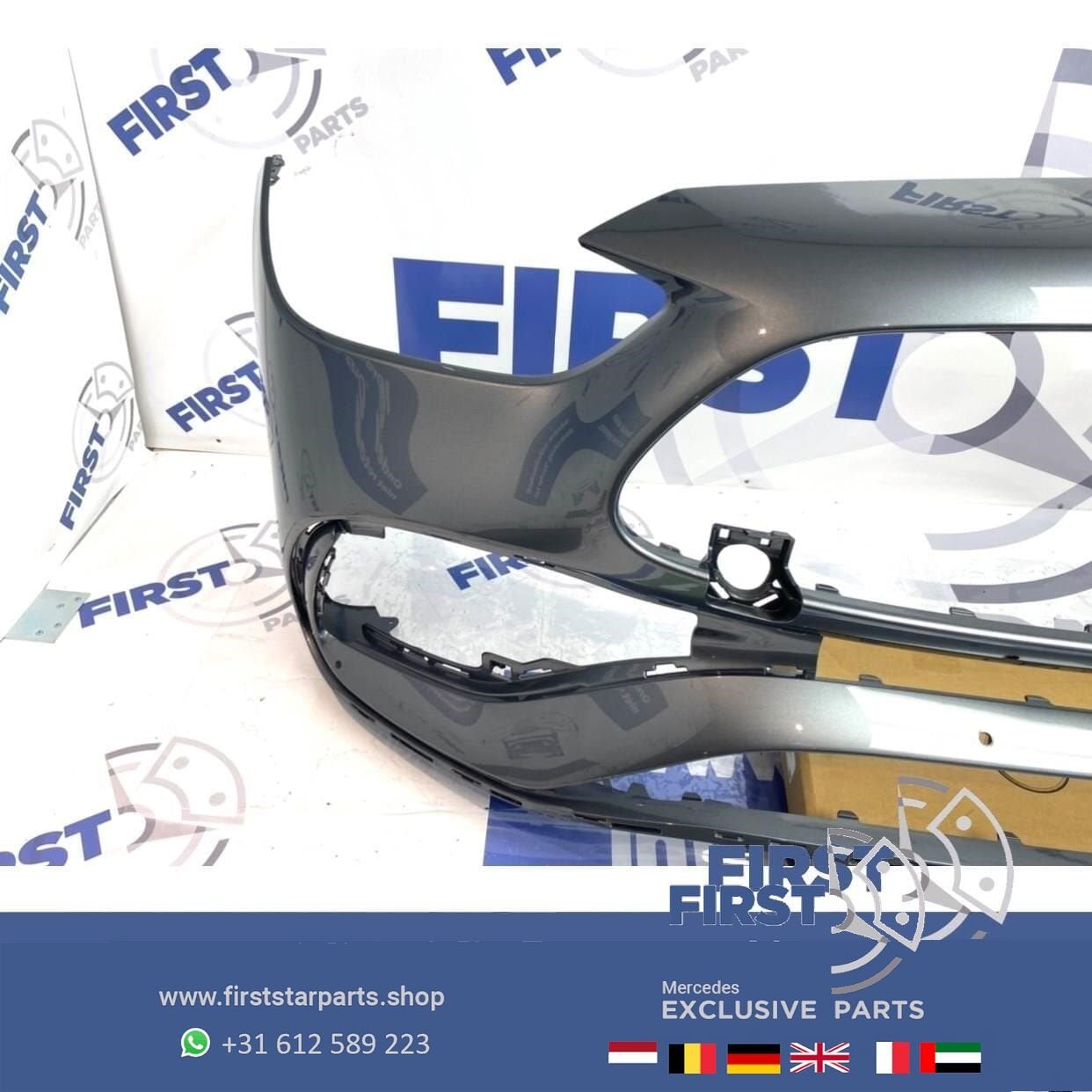 W206 BUMPER C206 AMG LINE VOORBUMPER ZWART WIT GRIJS BLAUW R, Autos : Pièces & Accessoires, Utilisé, -, Avant, -