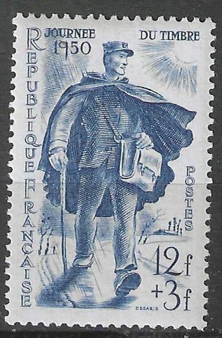 France 1950 - Yvert 863 - Journée du timbre (PF), Envoi, Non oblitéré
