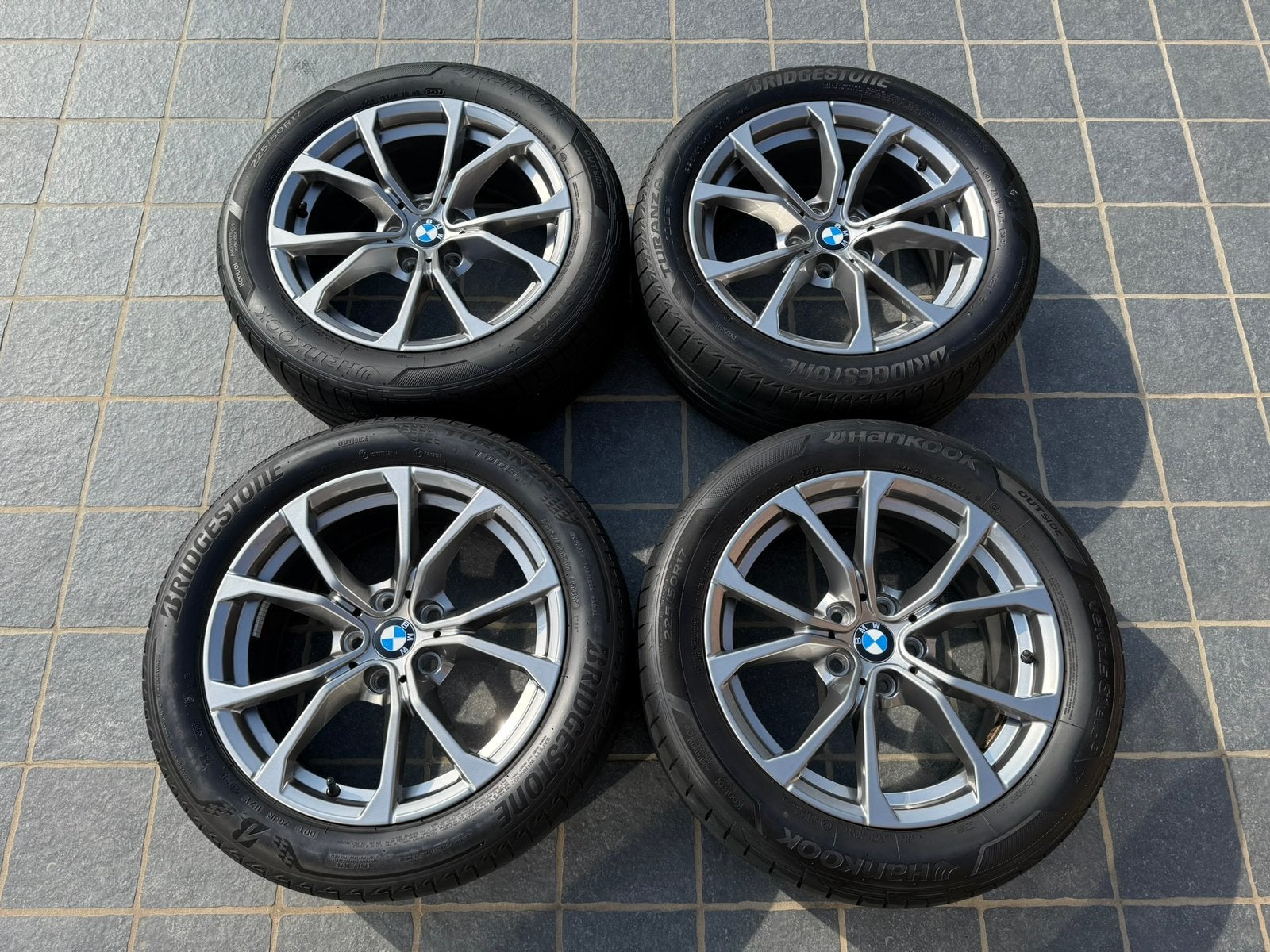 BMW G20 VELGEN MET ZOMERBANDEN 17inch, Ophalen, 17 inch, Band(en), Zomerbanden