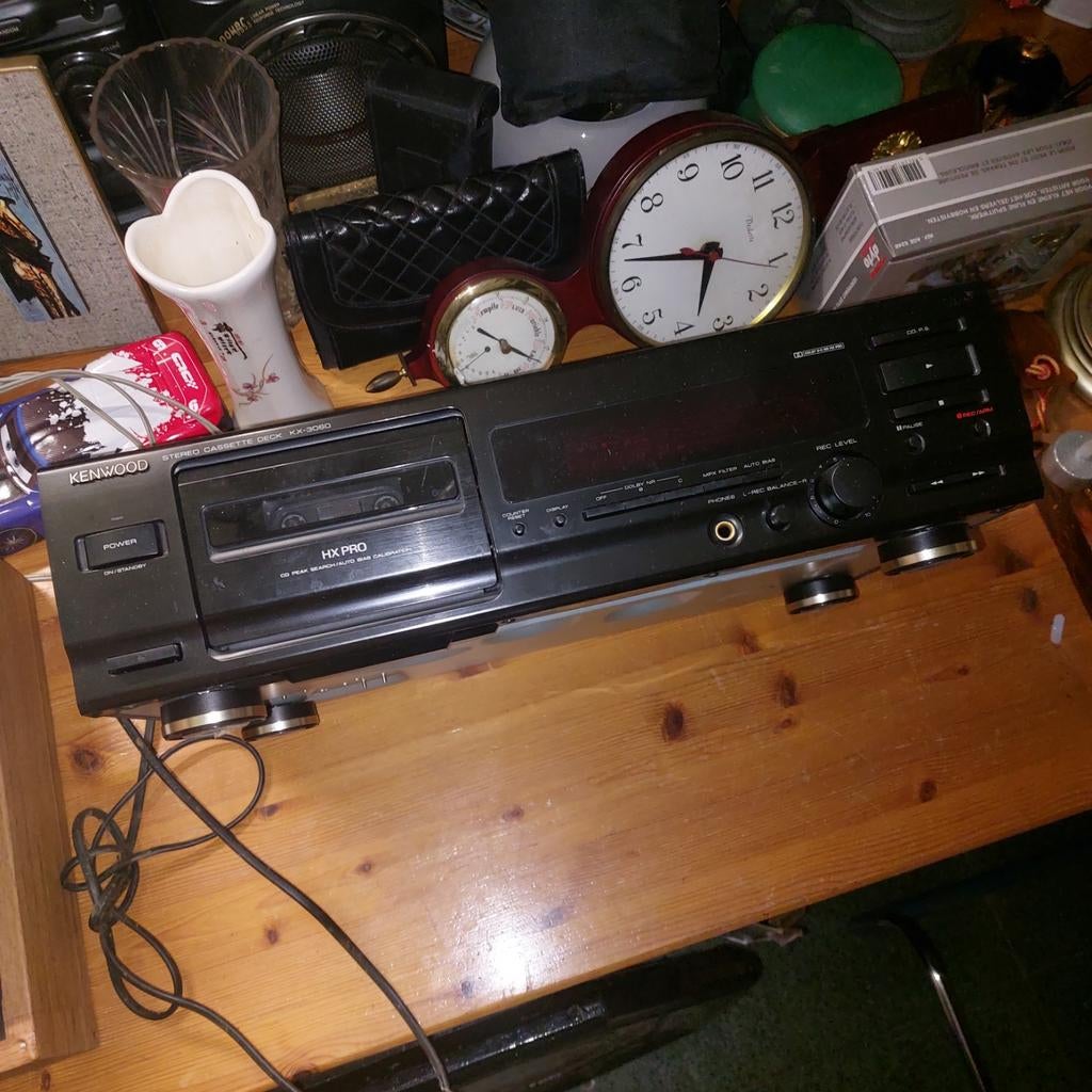 Kenwood cassette speler Kenwood 3060 met afstandsbediening, Audio, Tv en Foto, Cassettedecks, Ophalen, Kenwood