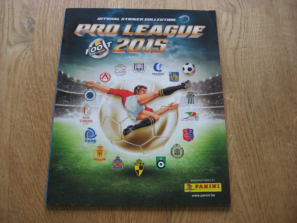 Panini Pro League Foot Belgium 2015 Leeg Sticker Album, Enlèvement ou Envoi, Neuf, Autocollant