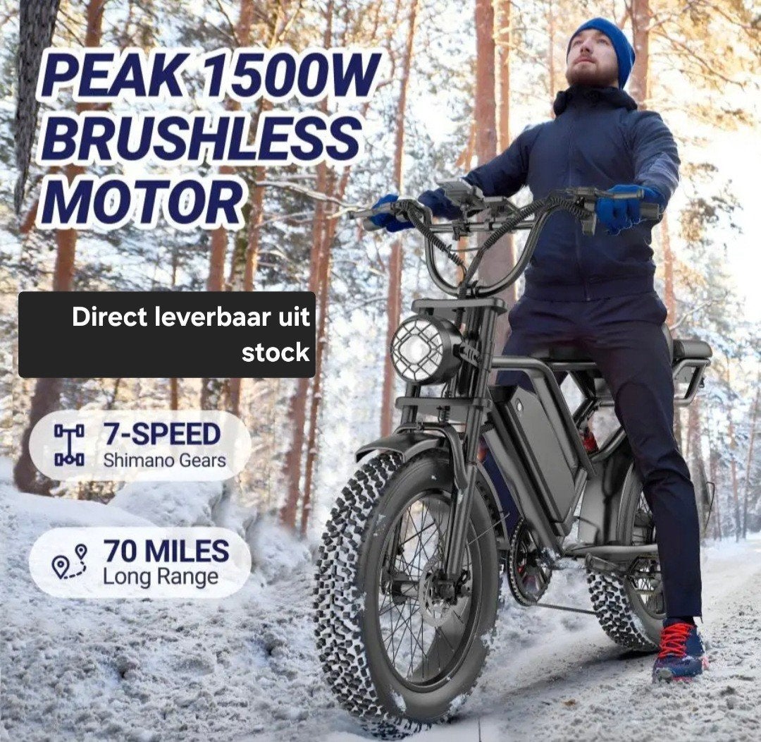 Premium Elektrische nieuwe Fatbike 750W, Ophalen of Verzenden, Nieuw