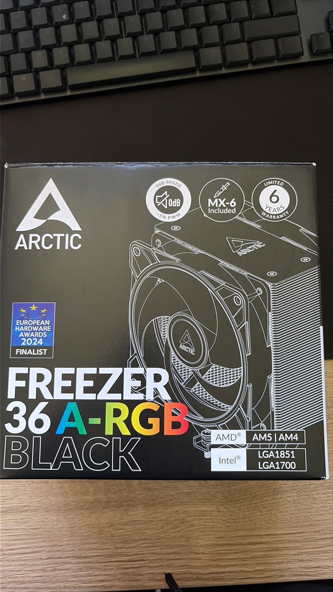ARCTIC Freezer 36 A-RGB Black – Zo goed als nieuw, Computers en Software, Moederborden, Ophalen, Zo goed als nieuw, AMD