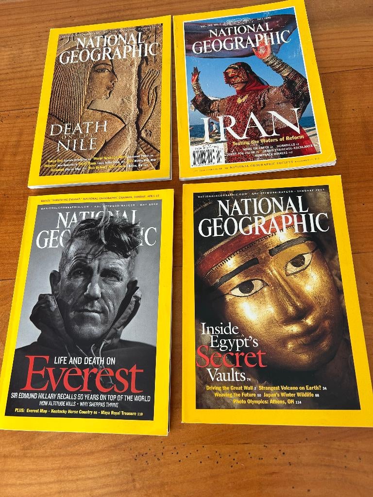 Magazine National Geographic - anglais, Livres, Autres régions, Enlèvement, Utilisé, Divers auteurs
