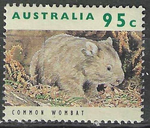 Australie 1991 - Yvert 1275 - A Wombat (ST), Timbres & Monnaies, Timbres | Océanie, Affranchi, Envoi