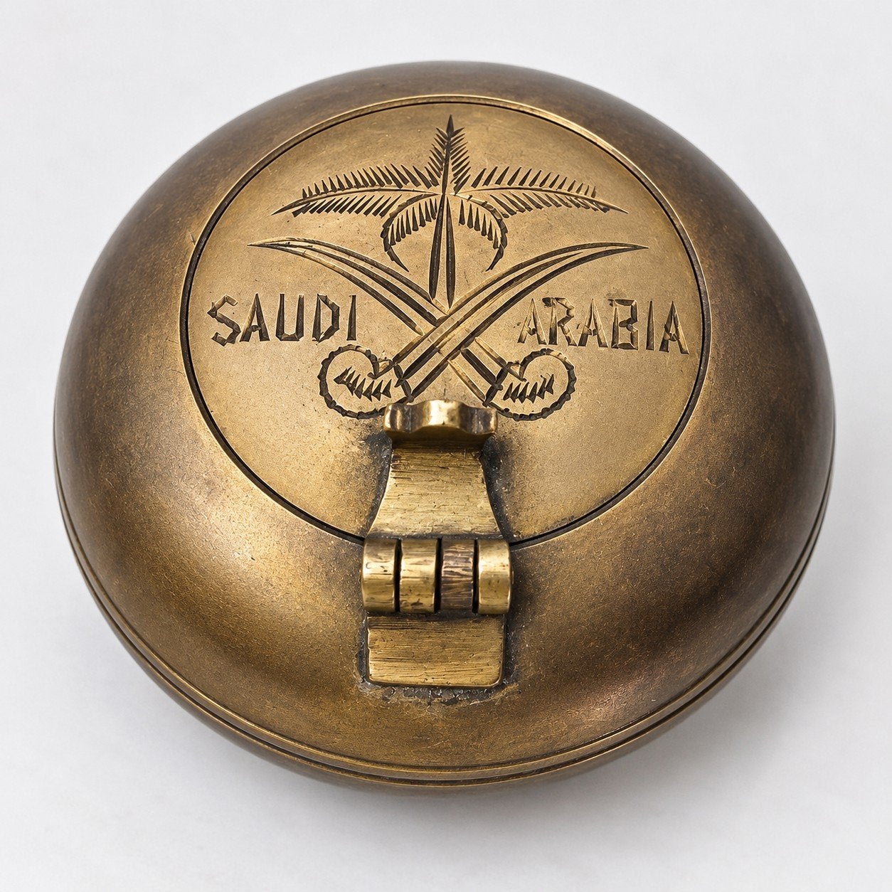 Vintage Messing Zakasbak Saudi Arabia Souvenir Jaren '60/'70, Enlèvement ou Envoi