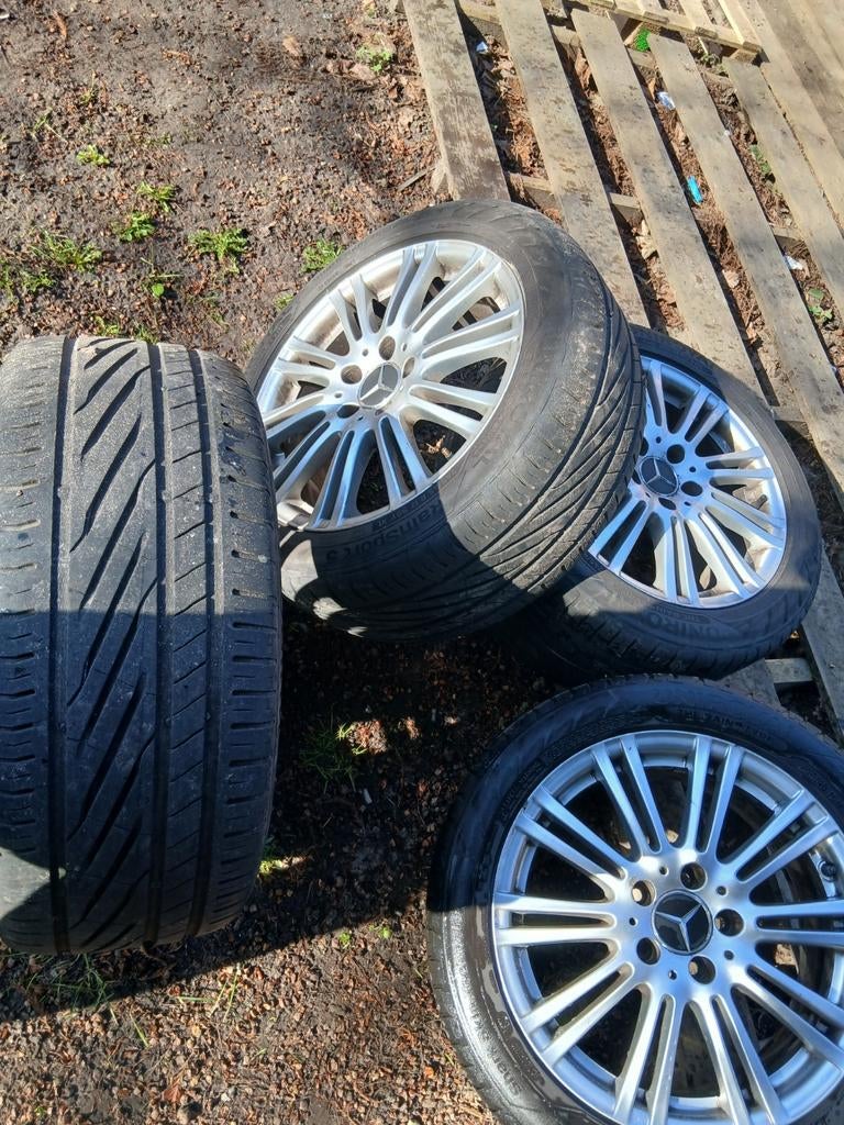 Jantes Mercedes Classe E avec pneus, Enlèvement, Pneus été, Pneu(s)