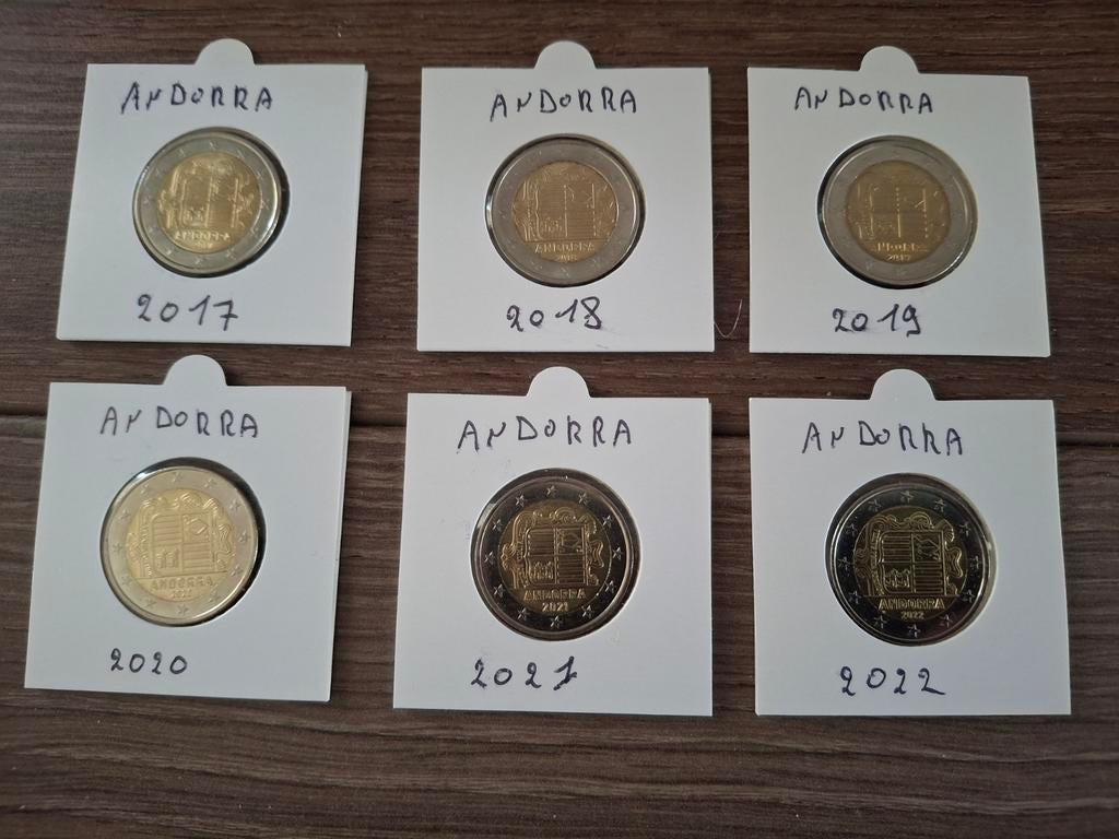 2 euromunten Andorra, Ophalen of Verzenden