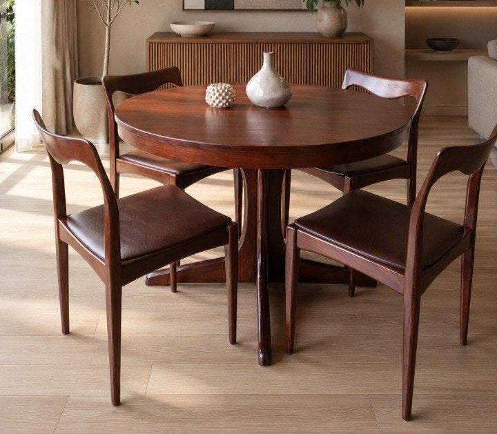 Prachtige vintage eetkamerstoelen – set van 4, Enlèvement