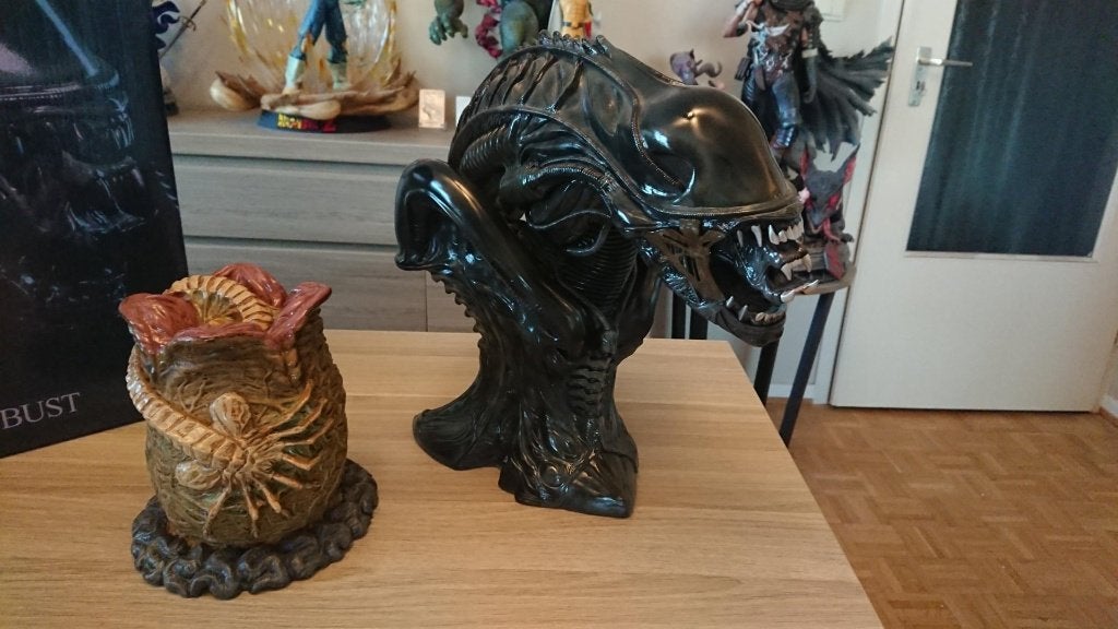 Alien Warrior Legendary Scale Bust Sideshow Collectibles, Collections, Enlèvement, Comme neuf