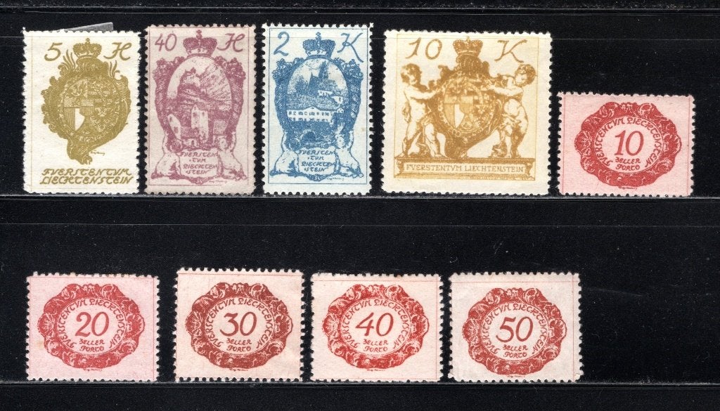 LIECHTENSTEIN Lot 1920 MH, Postzegels en Munten, Verzenden, Postfris
