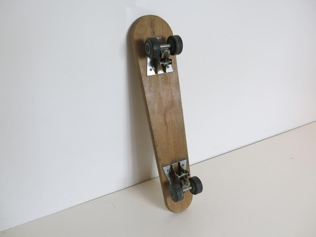 houten skateboard ESM Holland jaren 50, Ophalen of Verzenden, Gebruikt, Skateboard