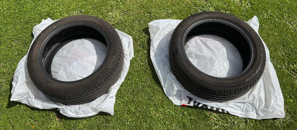 Pneus Pirelli Scorpion 255/45 R19 100V, Auto-onderdelen, Banden en Velgen, Gebruikt, 255 mm, Band(en), Personenwagen
