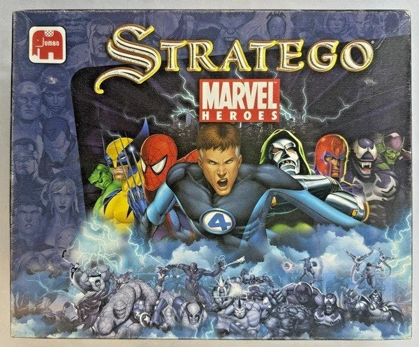 Jumbo Stratego Marvel Heroes bordspel tactisch spel compleet, Hobby en Vrije tijd, Gezelschapsspellen | Bordspellen, Zo goed als nieuw