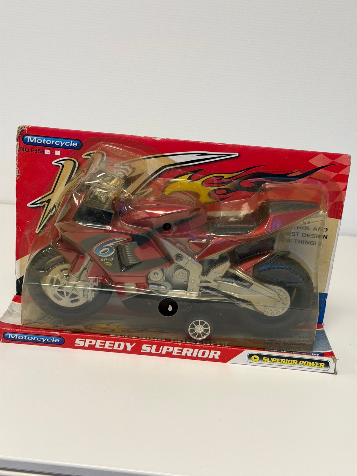 Vintage Speedy Superior Speelgoed Motor 39cm Nieuw jongtoys, Ophalen of Verzenden, Nieuw