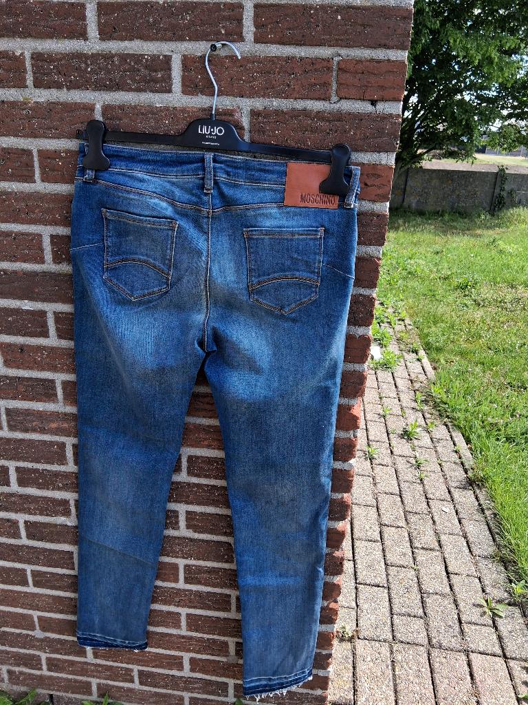 Dames jeans broek Love Moschino Mt32, Love Moschino, Blauw, Maat 42/44 (L), Nieuw