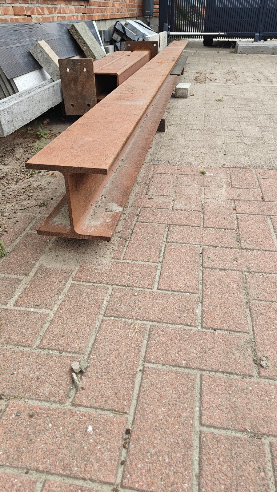 poutre en H en acier, poutrel, HEB 200, Enlèvement