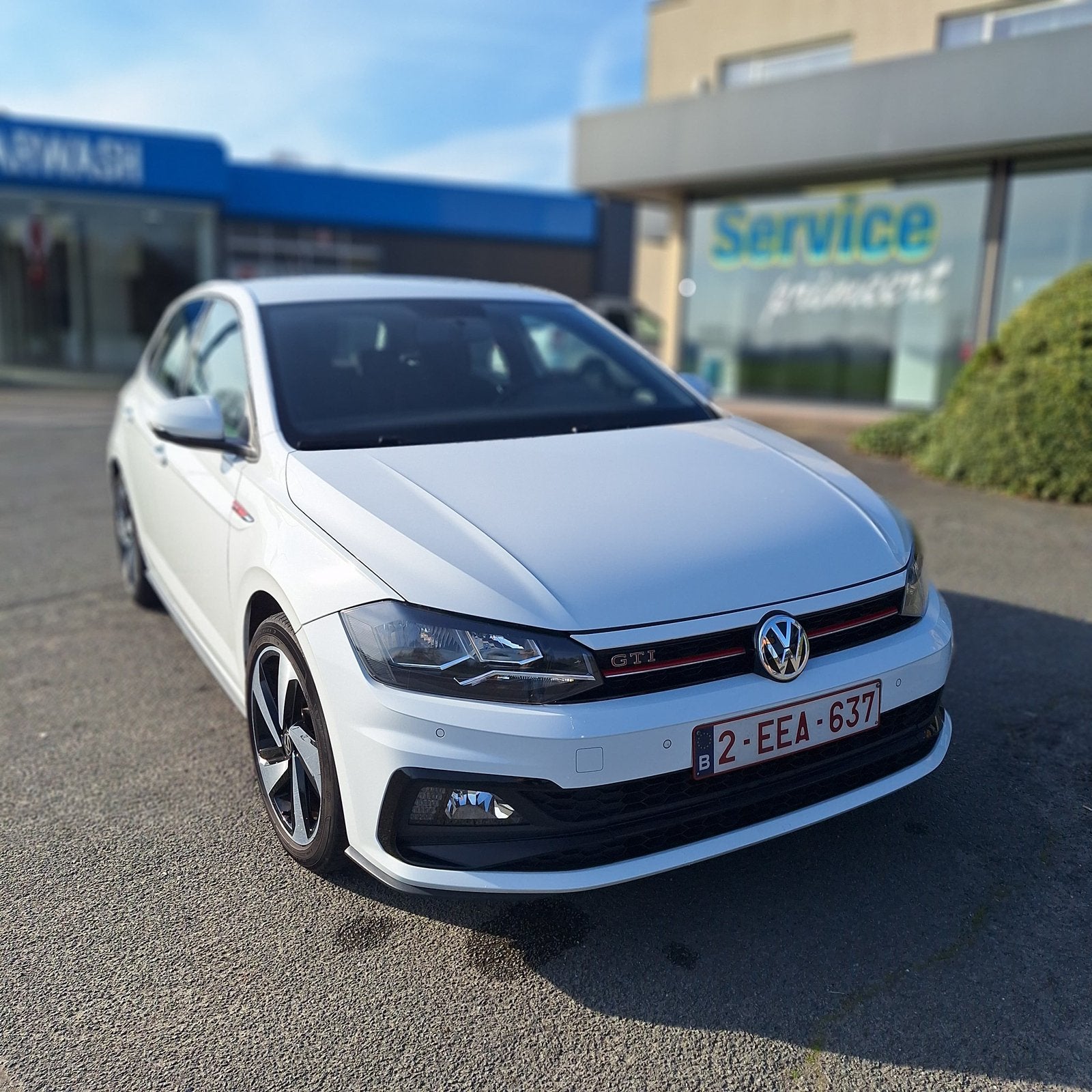 Volkswagen polo gti 200pk, Auto's, Stof, Wit, 5 deurs, Particulier