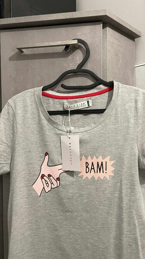 Nieuw grijs T-SHIRT LOLA LIZA XS, Ophalen of Verzenden, Korte mouw, Maat 34 (XS) of kleiner, Grijs