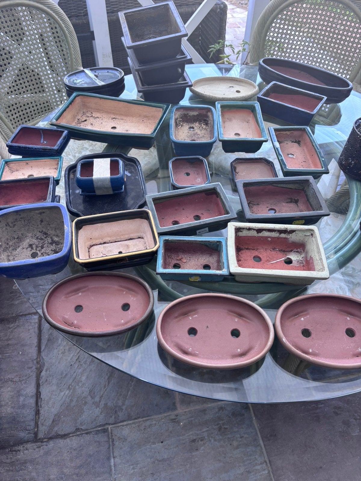 Bonsai potjes, Tuin en Terras, Ophalen, Zo goed als nieuw