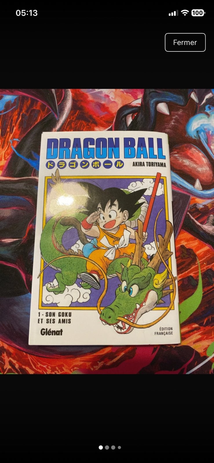 Lots de 3 mangas dragon ball (tome 1,2,3), Livres, Envoi, Comme neuf
