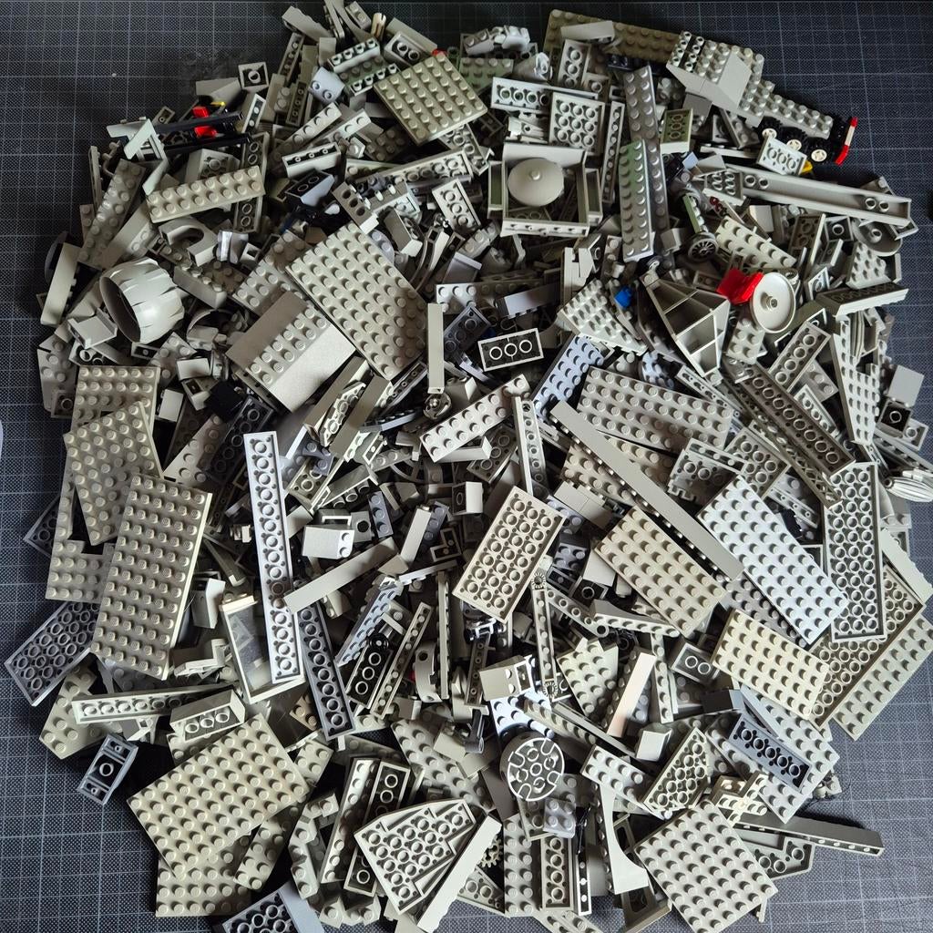 Lego grijs, lot onderdelen, Enlèvement ou Envoi, Lego