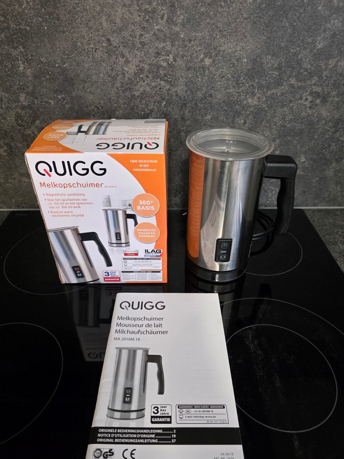 <Quigg>Melkopschuimer melkopschuimer, Ophalen