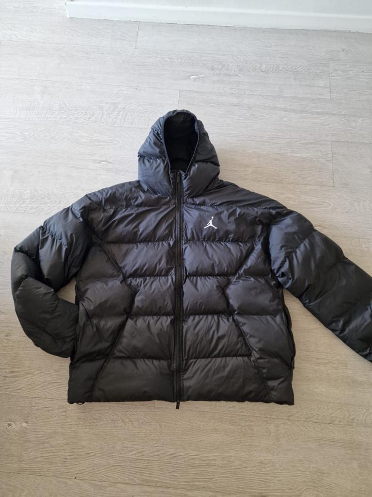 Jordan pufferjas, Kleding | Heren, Jassen | Winter, Zo goed als nieuw, Maat 56/58 (XL), Zwart, Verzenden