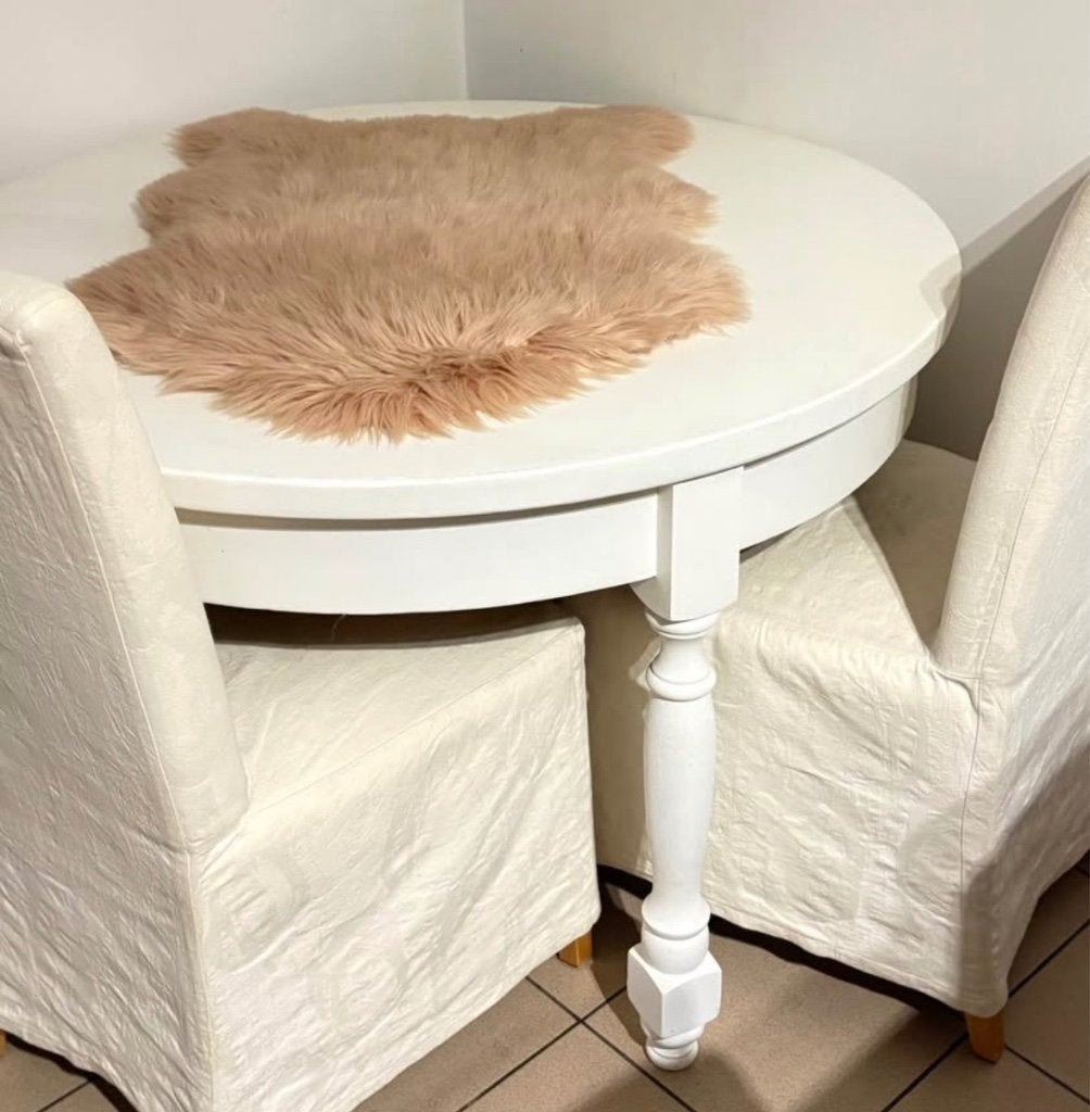 Eiken ronde tafel met 2 stoelen diameter 114, Huis en Inrichting, Tafels | Eettafels, Ophalen, Gebruikt, Vier personen, Eikenhout