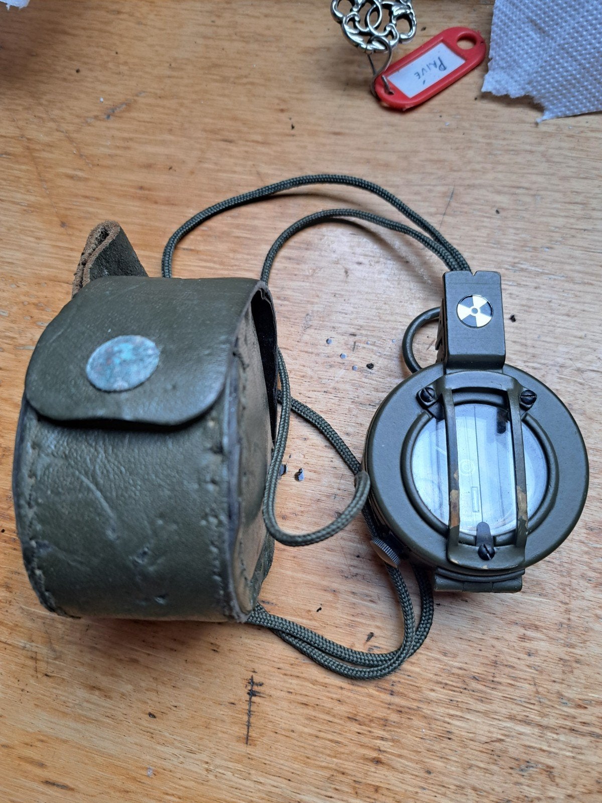 militair compas leger etui, Verzamelen, Ophalen, Landmacht, Overige typen
