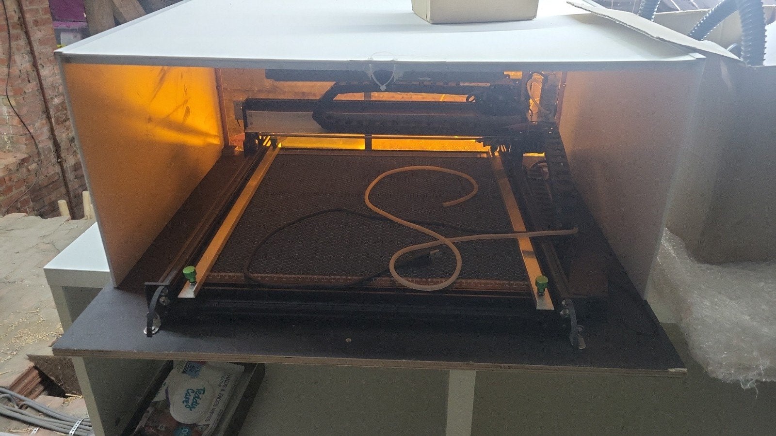 NEJE 3 PRO lasercutter, Ophalen